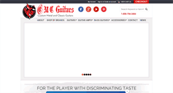 Desktop Screenshot of cmcguitars.com